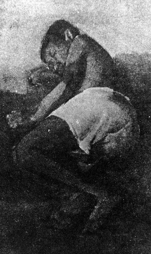 Chong-tai Kim, Nap Time , oil on canvas, 1929.