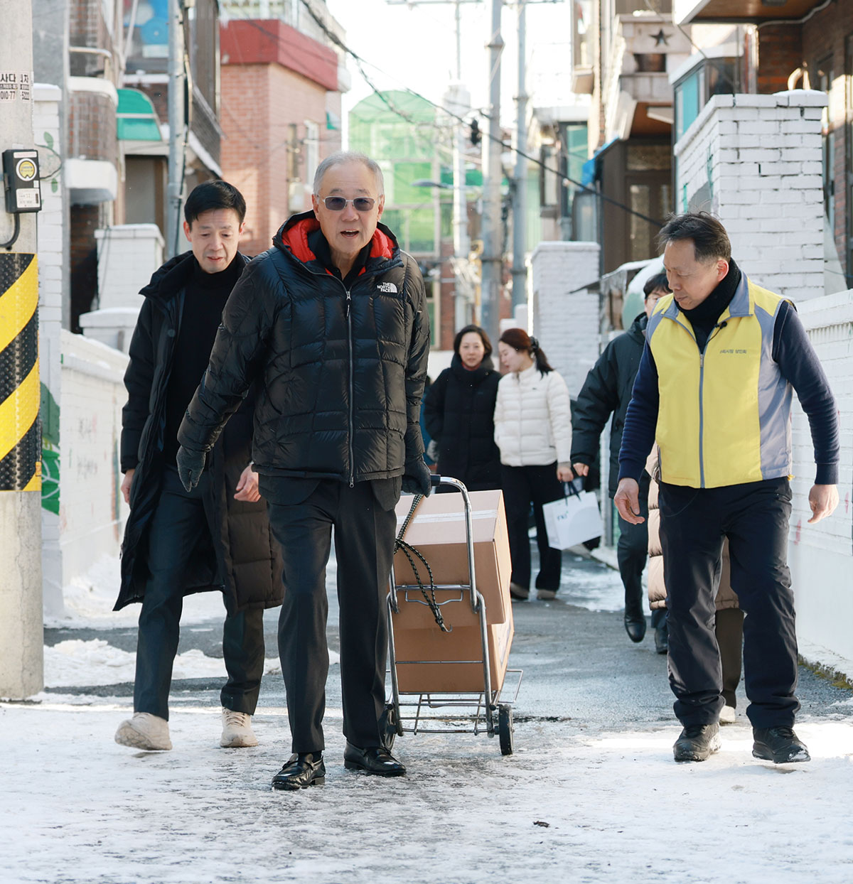 설 맞이 전통시장 방문 및 온기 나눔 실천